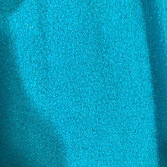 Vintage Orvis Women's Teal Green Robe Striped Trim Zip Front L - Picture 7 of 9